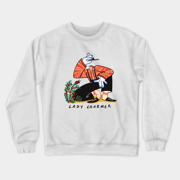 Lady charmer Crewneck Sweatshirt by visbii